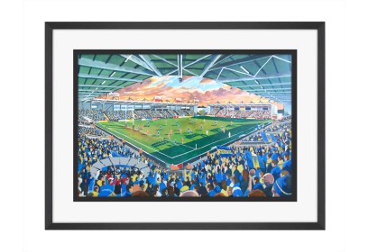 Halliwell Jones Stadium Fine Art Print -Warrington Wolves Rugby League